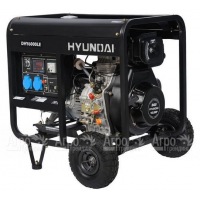 Дизельгенератор Hyundai DHY 6000LE 5 кВт + колеса в Новосибирске