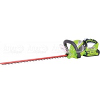 Аккумуляторный кусторез GreenWorks G-Max G40HT61K2 40V 61 см (без батареи и зарядного устройства) в Новосибирске