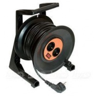 Удлинитель на катушке с 2-мя встроенными розетками 30 м. в Новосибирске