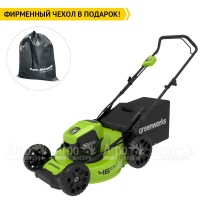 Газонокосилка аккумуляторная GreenWorks GD40LM46HP 6 Ач в Новосибирске