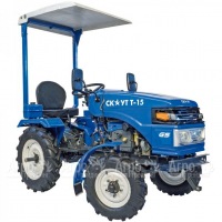 Многофункциональный минитрактор Garden Scout (Скаут) T-15DIF VT + почвофреза + двухкопрусный плуг + навес в Новосибирске
