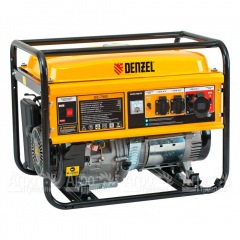 Бензогенератор Denzel GE-7900 6 кВт в Новосибирске