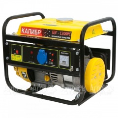 Бензогенератор Калибр БЭГ-1200РС 0.8 кВт в Новосибирске