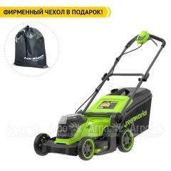 Газонокосилка аккумуляторная GreenWorks GD24X2LM411 (без аккумулятора и зарядного устройства) в Новосибирске