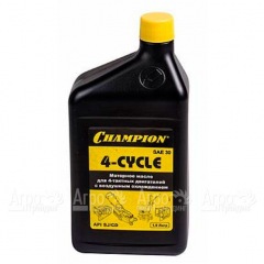 Масло минеральное Champion SAE 30 1 л для 4-тактных двигателей в Новосибирске