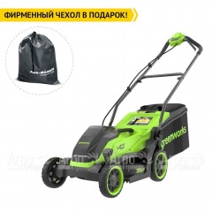 Газонокосилка аккумуляторная GreenWorks GD40LM361 4 Ач в Новосибирске
