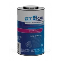 Моторное масло GT OIL 5W40, 10W30, 10 W 40, 1 л для 4-х тактных двигателей в Новосибирске