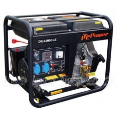 Дизельный генератор ITC Power DG6000LEK+ (дистанционный запуск+разъем для АВР) в Новосибирске