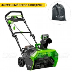 Снегоуборщик аккумуляторный GreenWorks GD40STK5 5 Ач в Новосибирске