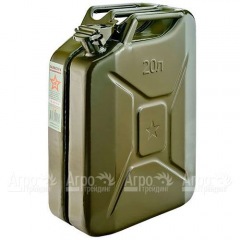 Канистра Звезда 20 л с фиксатором (металл 0.6 мм) в Новосибирске