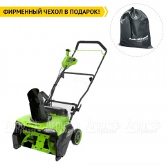 Снегоуборщик аккумуляторный GreenWorks GD40STX2 (без аккумулятора и зарядного устройства) в Новосибирске