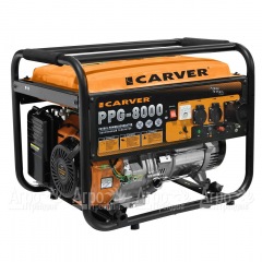 Бензогенератор Carver PPG-8000 6 кВт в Новосибирске