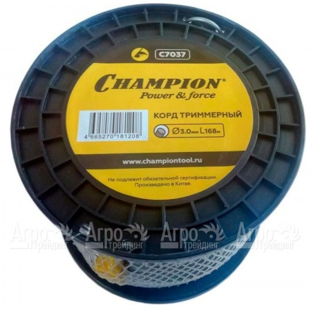Корд триммерный Champion Aluminium 3.0мм, 168м (круглый)+нож  в Новосибирске