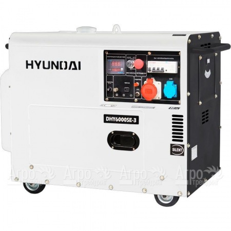 Дизельгенератор Hyundai DHY 6000SE-3 5 кВт  в Новосибирске