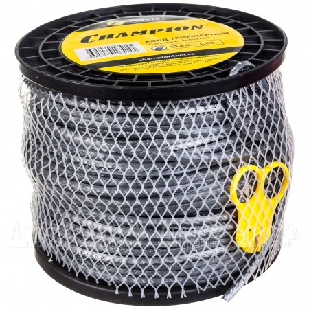 Корд триммерный Champion Platin Saw 4.0мм, 80м (зубчатый)+нож  в Новосибирске