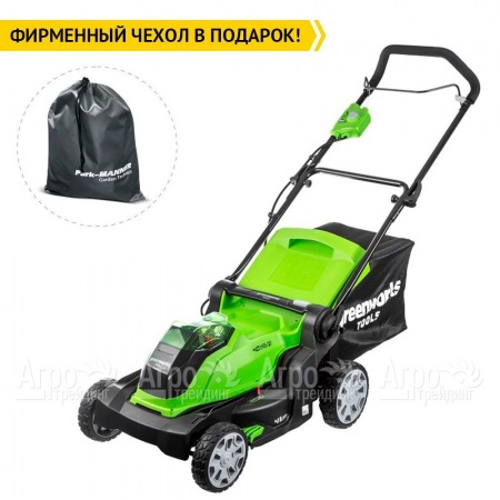 Газонокосилка аккумуляторная GreenWorks G40LM41K4  в Новосибирске