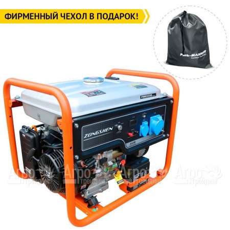 Бензогенератор Zongshen PB 6000 E 5 кВт в Новосибирске