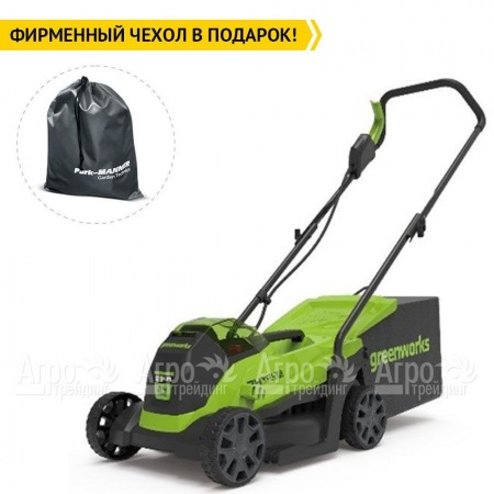 Газонокосилка аккумуляторная GreenWorks GD24LM33K4 в Новосибирске