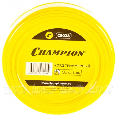 Корд триммерный Champion Star 2.4мм, 40м (звезда)  в Новосибирске