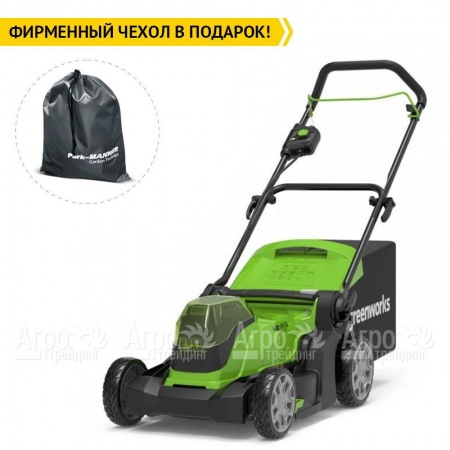 Газонокосилка аккумуляторная GreenWorks G24X2LM41 (без аккумулятора и зарядного устройства) в Новосибирске