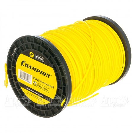 Корд триммерный Champion Round 4.0мм, 159м (круглый)+нож  в Новосибирске