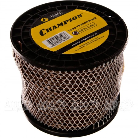 Корд триммерный Champion Magic 3.0мм, 168м (витой квадрат)+нож  в Новосибирске