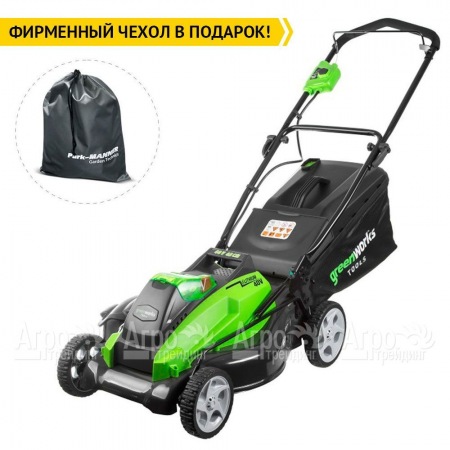 Газонокосилка аккумуляторная GreenWorks G40LM45K6 в Новосибирске