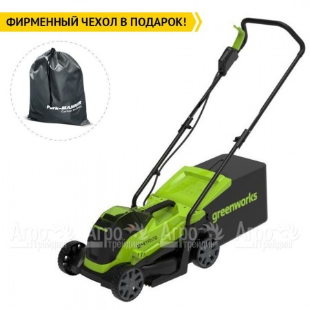 Газонокосилка аккумуляторная GreenWorks GD24LM33K2 в Новосибирске