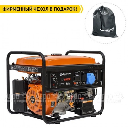 Бензогенератор Daewoo GDA 6500E 5 кВт в Новосибирске