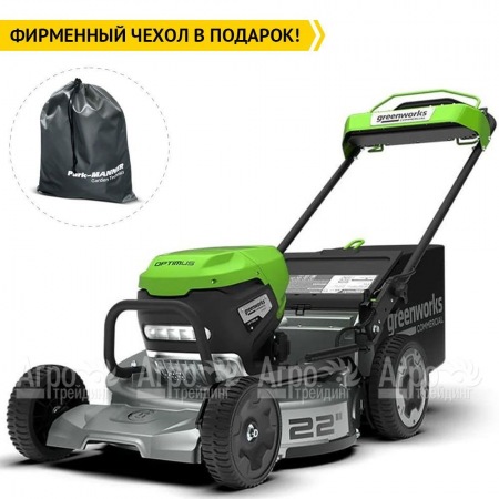 Газонокосилка аккумуляторная GreenWorks LM221S (без аккумулятора и зарядного устройства)  в Новосибирске