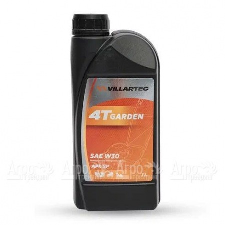 Масло моторное летнее Villartec 4T Garden SAE W-30, 1 л для 4-х тактных двигателей  в Новосибирске