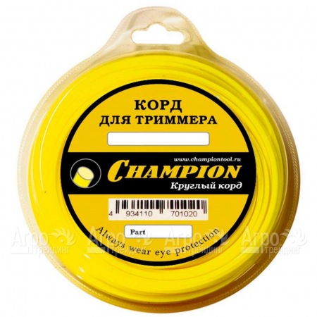 Корд триммерный Champion Round 4.0 мм х 95 м (круглый) + нож  в Новосибирске