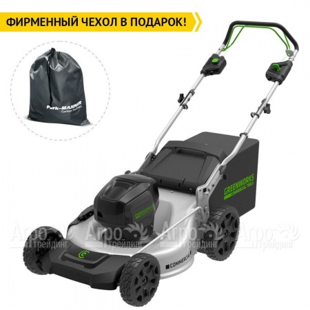 Газонокосилка аккумуляторная GreenWorks GC82LM51SP (без батареи и зарядного устройства) в Новосибирске